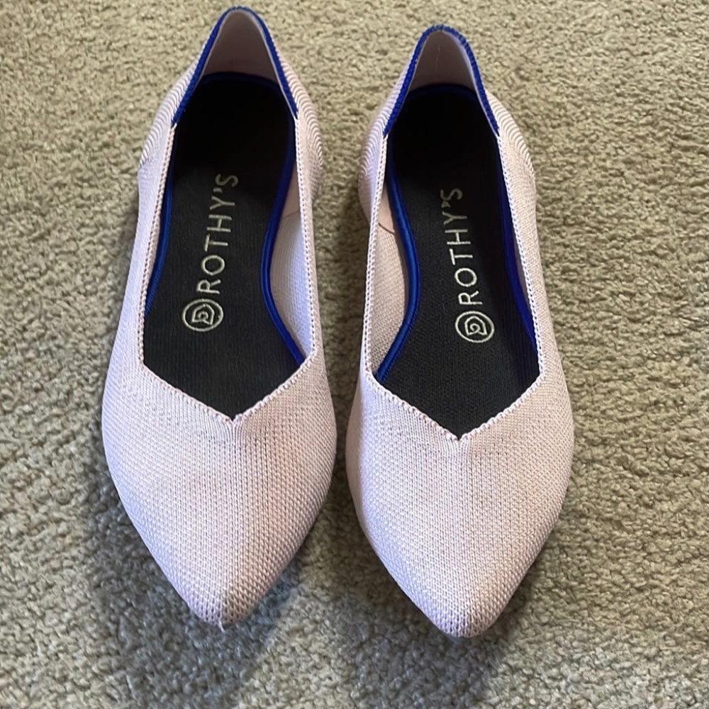 Blush Pink/Lavender Rothy’s The Point Flat